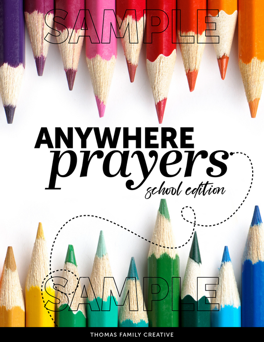 Anywhere Prayers | School Edition SAMPLE